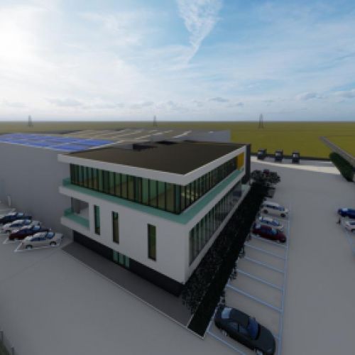 Edificio industrial y oficinas para la empresa Reynober